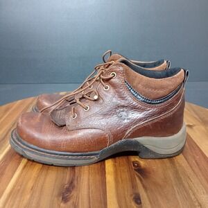 Ariat Work Boots Womens 7 Brown Jarrison Ankle Boot Cowgirl Farm‎ Ranch Rodeo